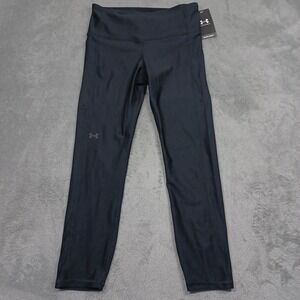 Under Armour Leggings WOmens‎ Medium Black Compression Activewear NWT